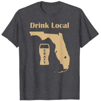 Drink Florida Craft Beer UCF Knights Dark Grey and Gold