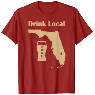 FSU Garnet and Gold Drink FL Craft Beer Shirt