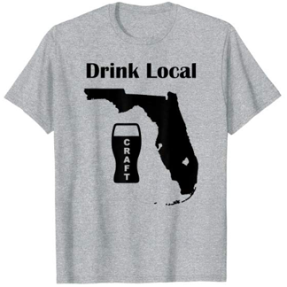 Drink Florida Craft Beer Shirt Gray