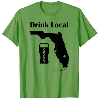 Drink Florida Craft Beer Shirt Green