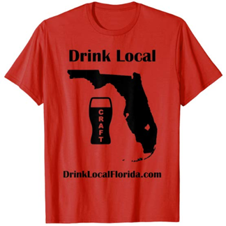 Drink Florida Craft Beer Shirt Red