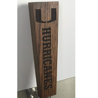 UM Miamie Hurricanes Tap Handle